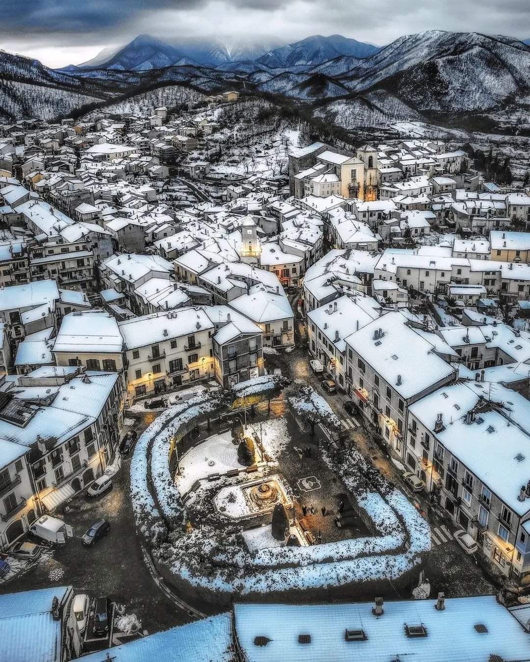 bagnoli irpino sotto la neve